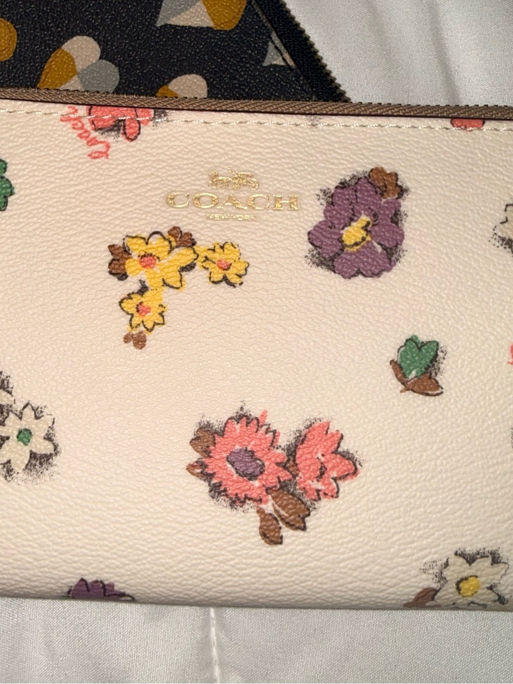 Coach Floral Wristlet